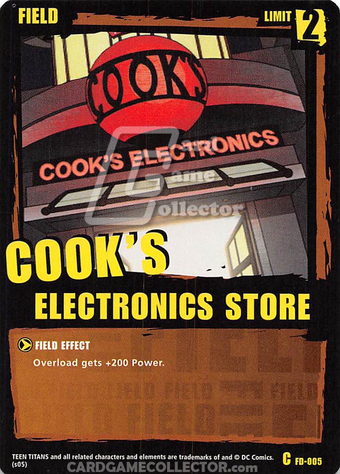 Teen Titans CCG: Cook's Electronics Store