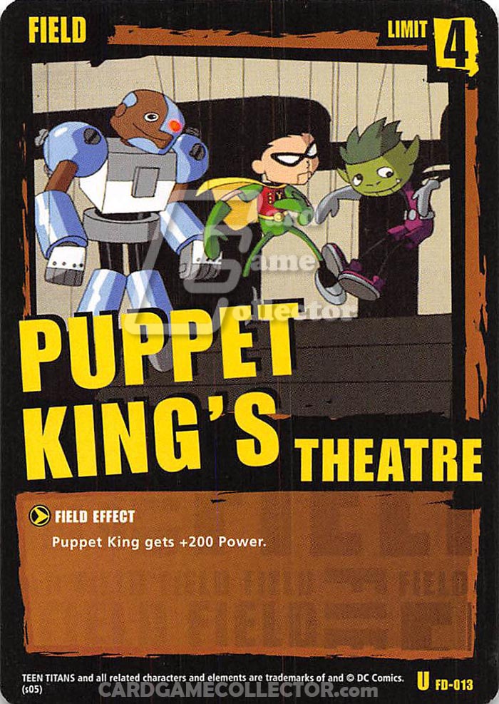 Teen Titans CCG: Puppet King's Theatre