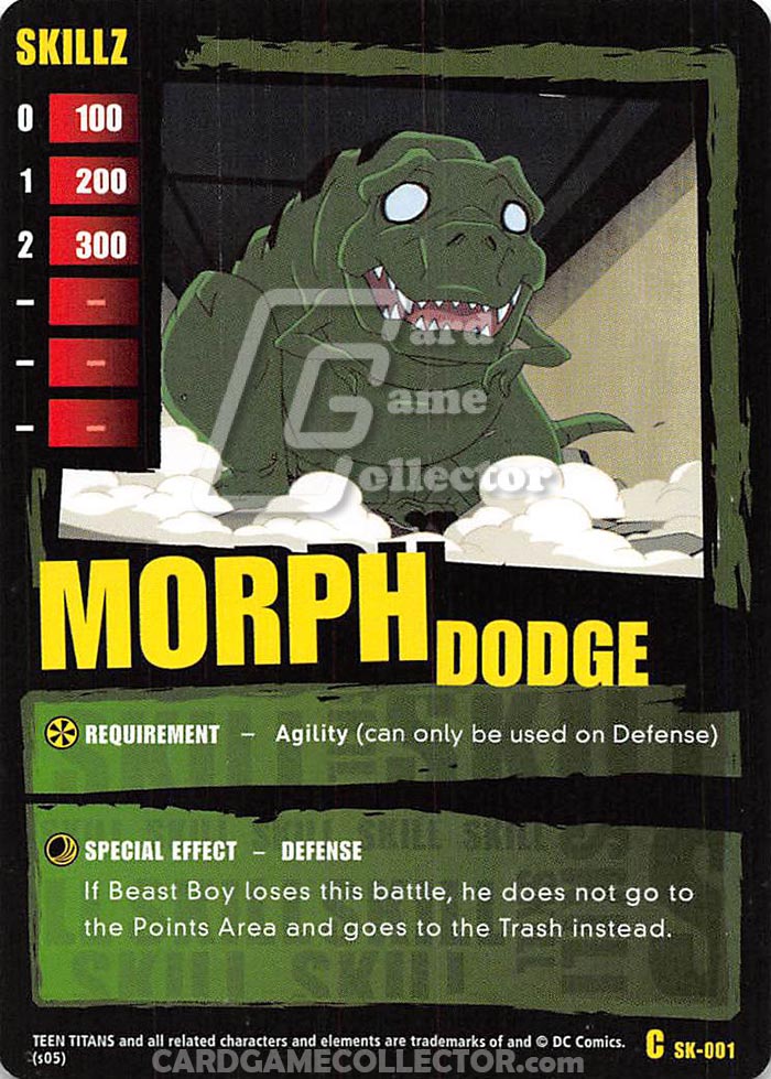 Teen Titans CCG: Morph Dodge