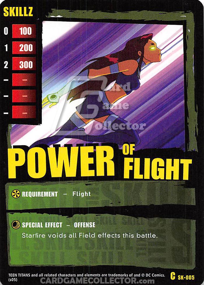 Teen Titans CCG: Power of Flight