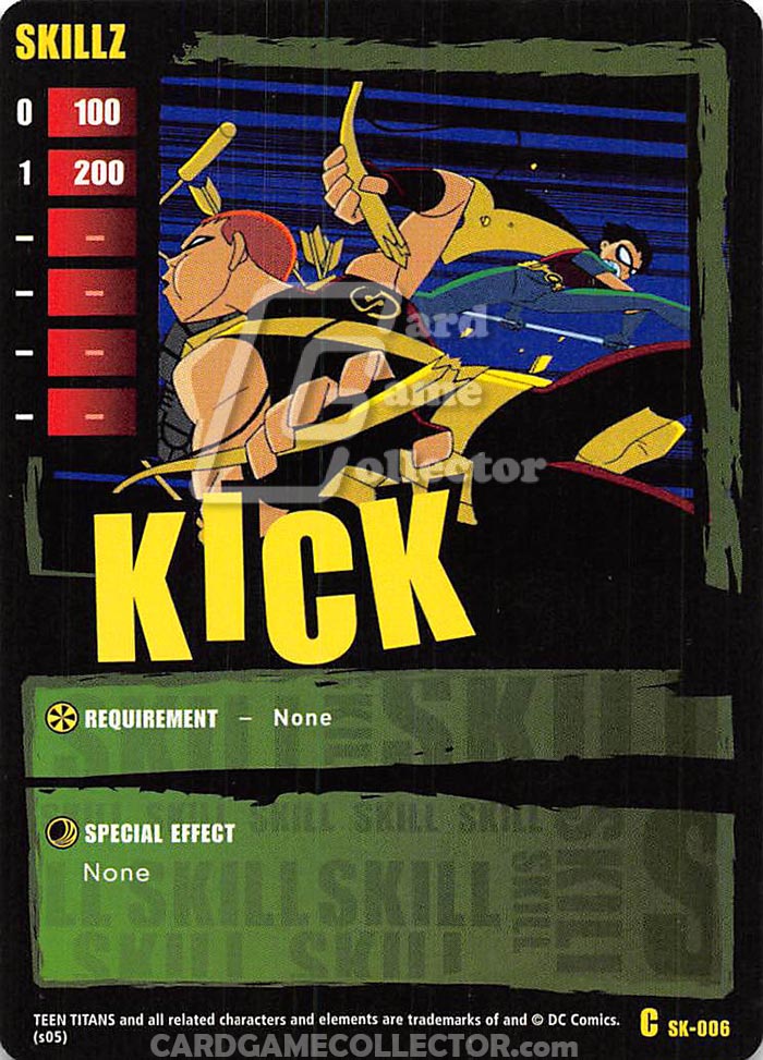 Teen Titans CCG: Kick