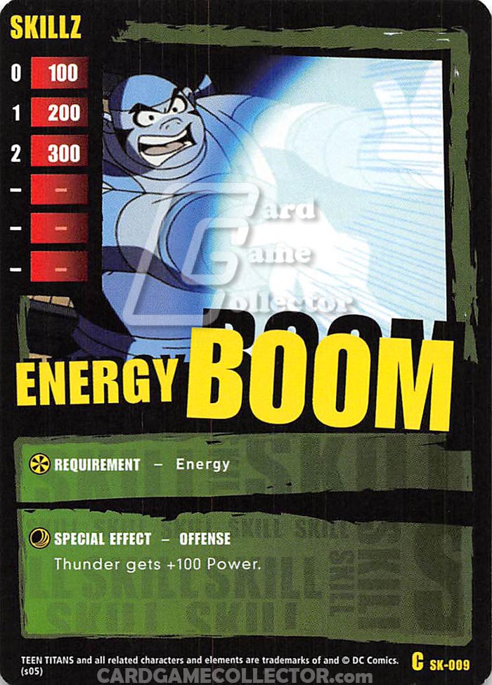 Teen Titans CCG: Energy Boom