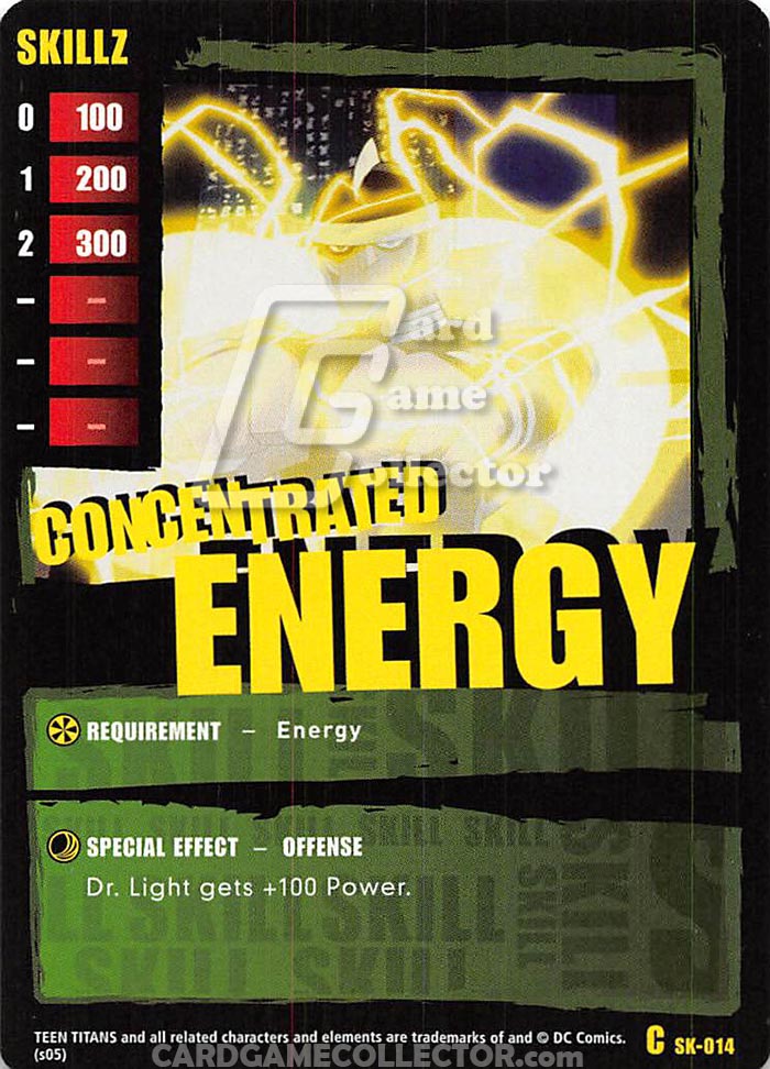 Teen Titans CCG: Concentrated Energy