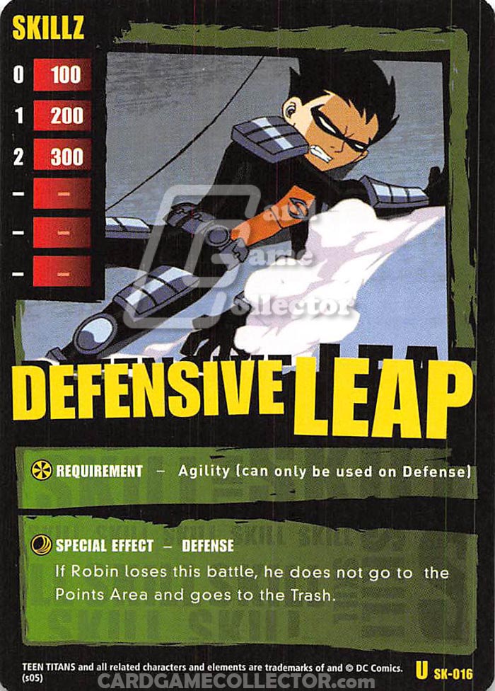 Teen Titans CCG: Defensive Leap