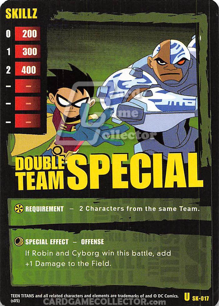 Teen Titans CCG: Double Team Special