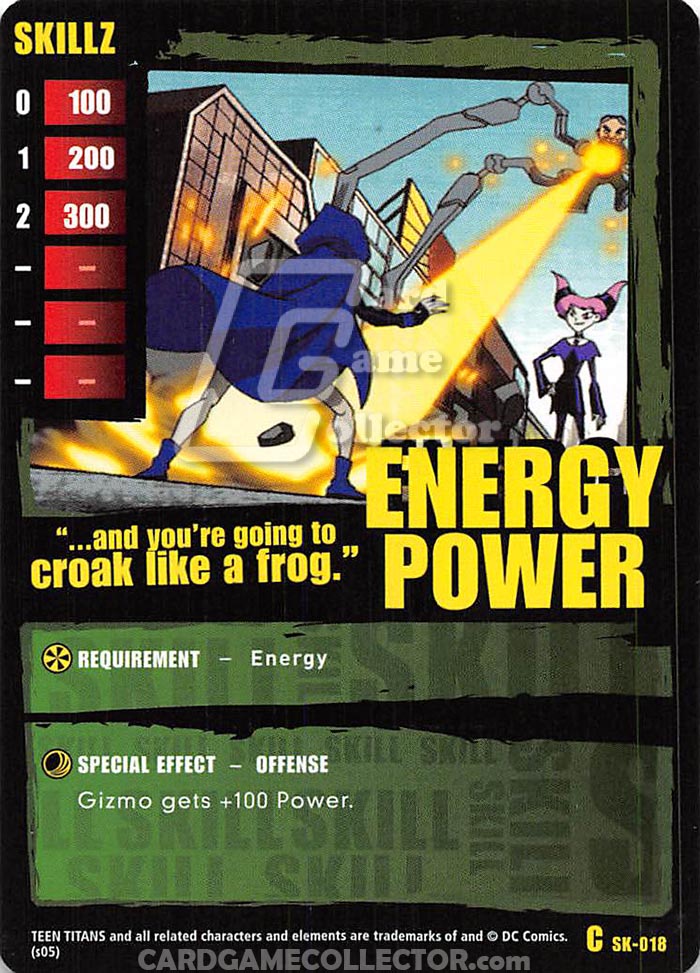 Teen Titans CCG: Energy Power