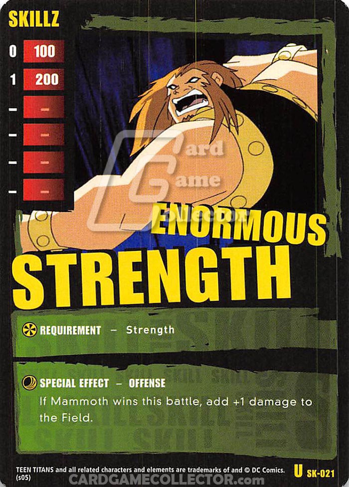 Teen Titans CCG: Enormous Strength