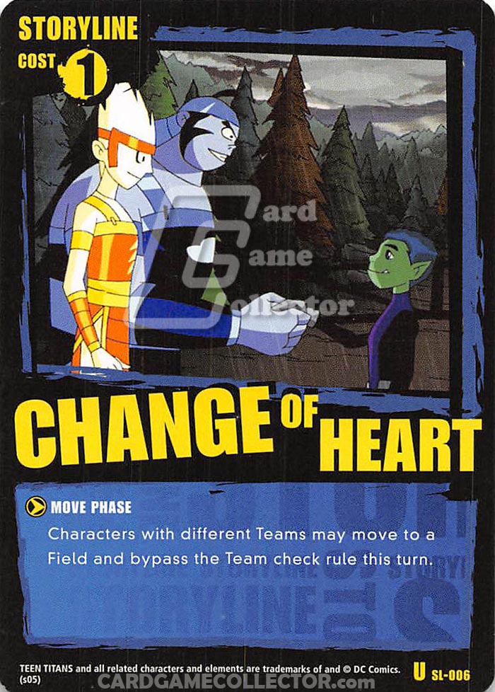 Teen Titans CCG: Change of Heart