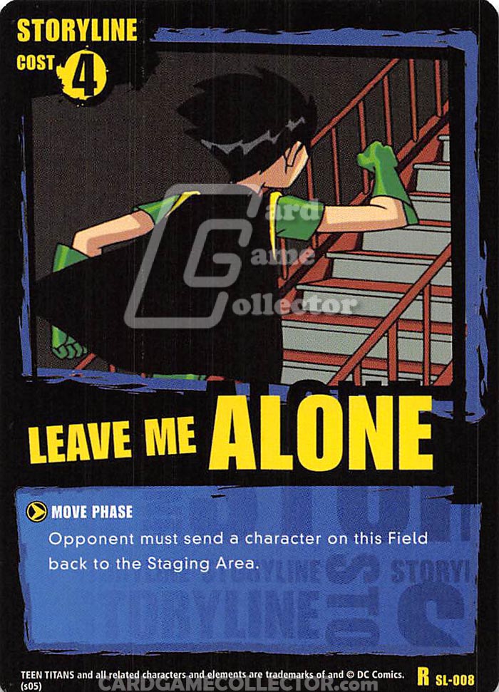 Teen Titans CCG: Leave Me Alone