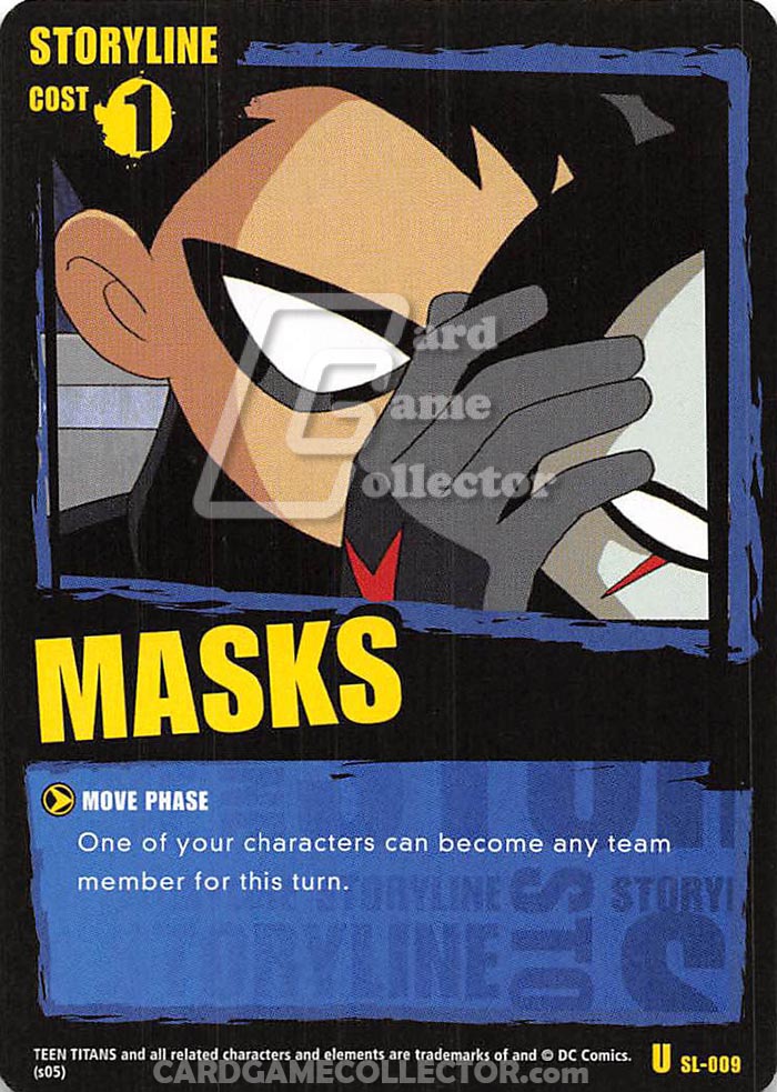 Teen Titans CCG: Masks