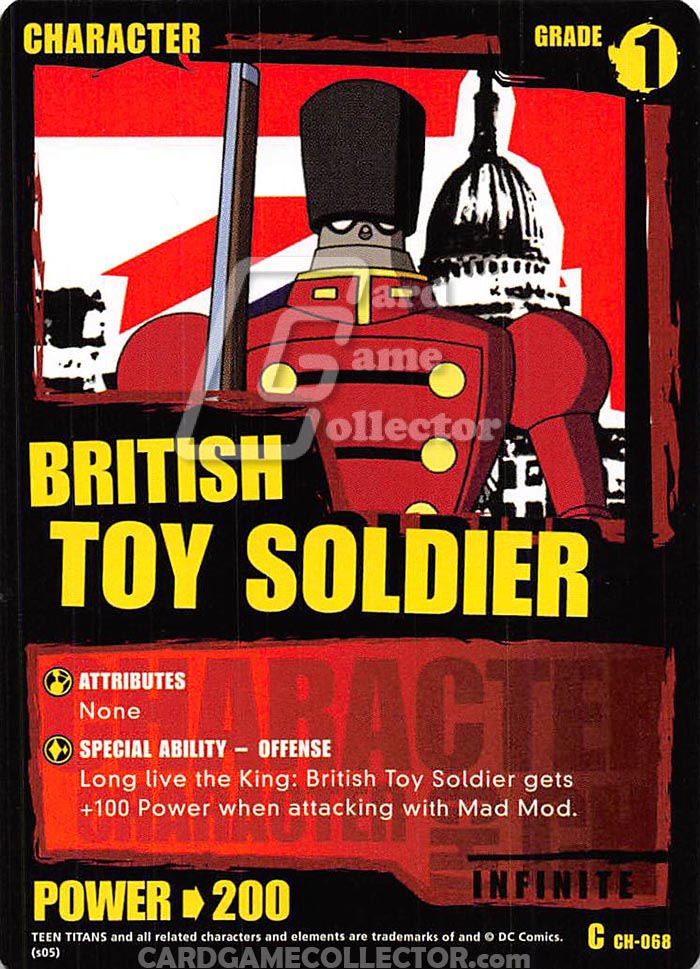 Teen Titans CCG: British Toy Soldier