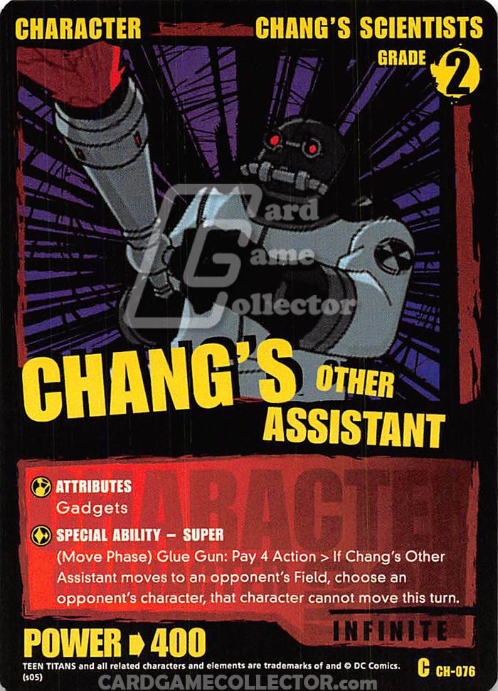 Teen Titans CCG: Chang's Other Assistant