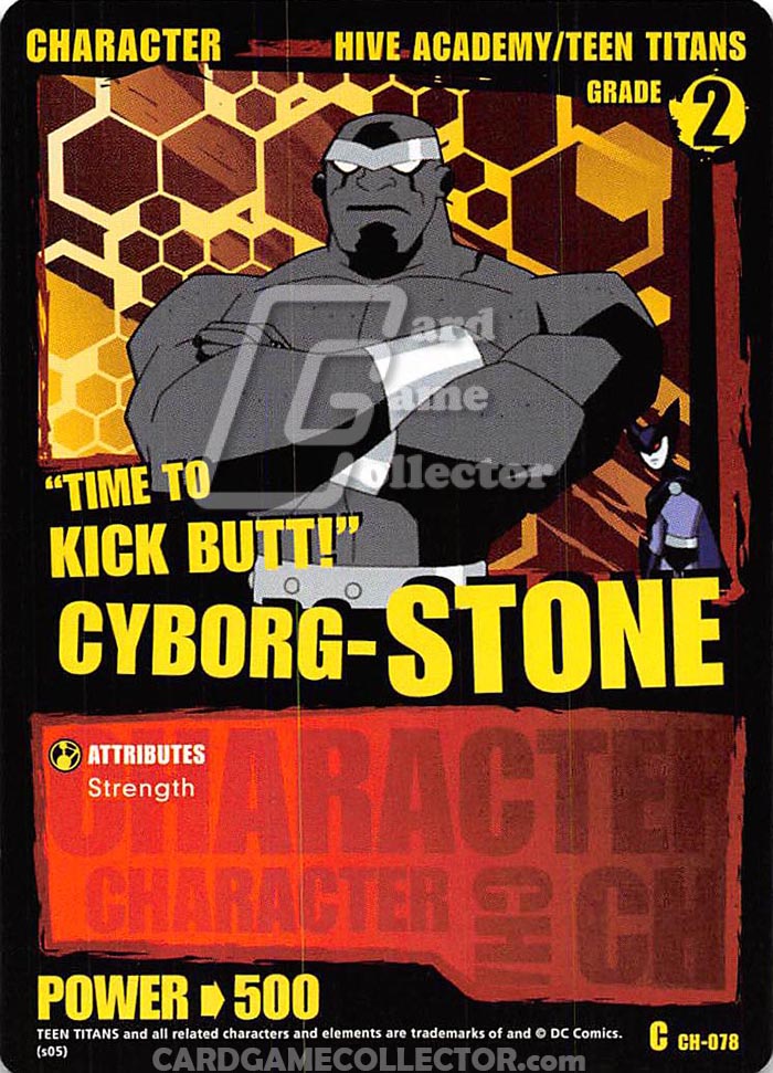 Teen Titans CCG: Cyborg - Stone