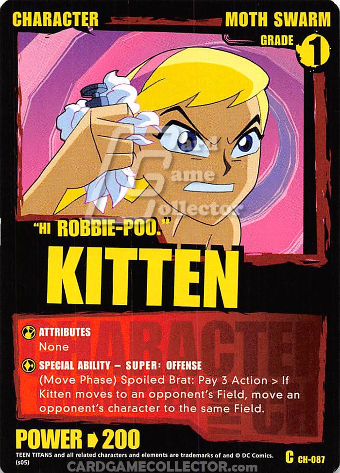 Teen Titans CCG: Kitten