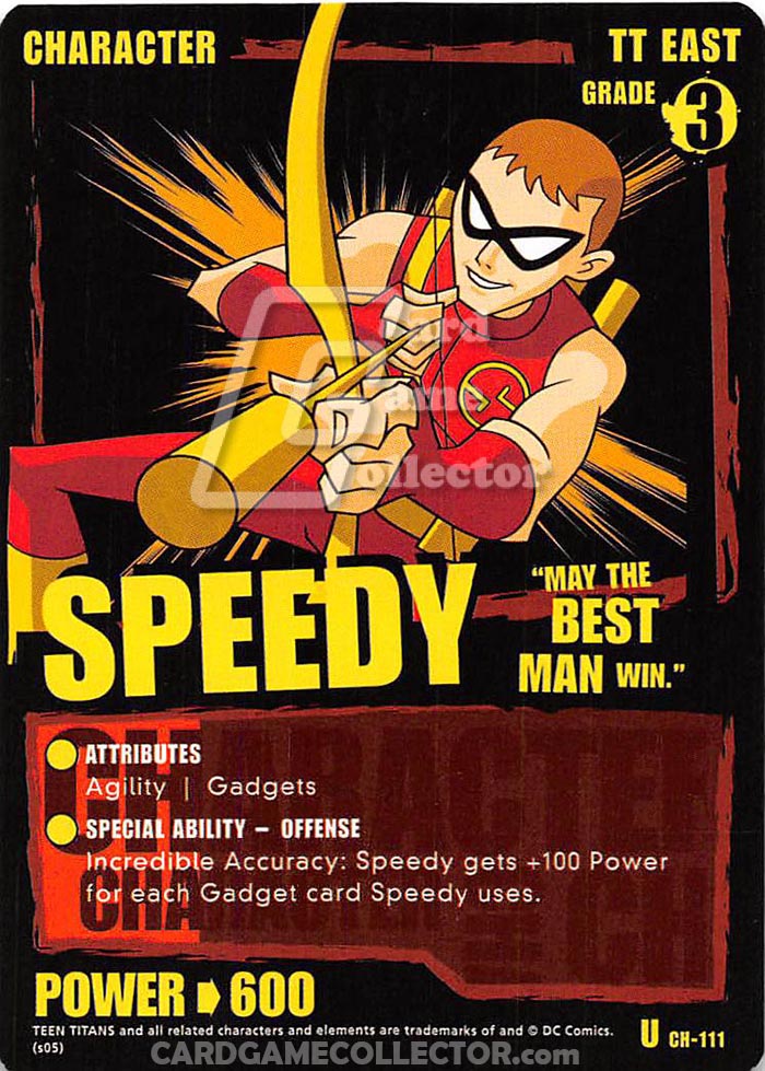Teen Titans CCG: Speedy