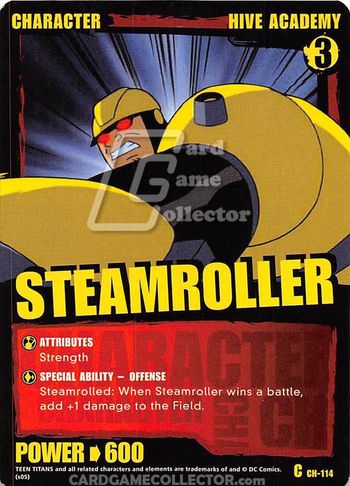 Teen Titans CCG: Steamroller