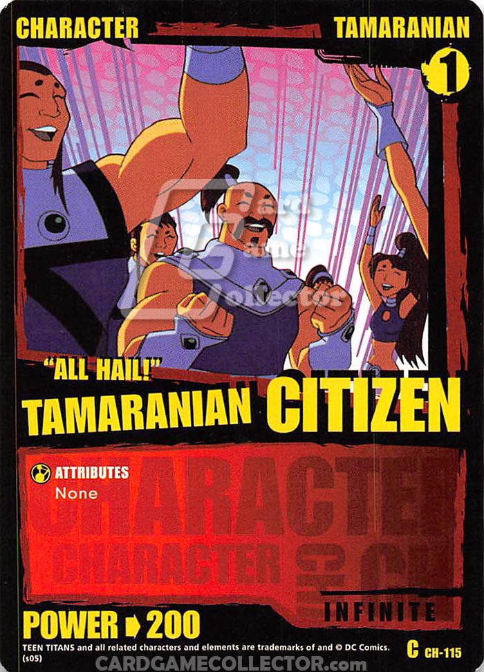 Teen Titans CCG: Tamaranian Citizen