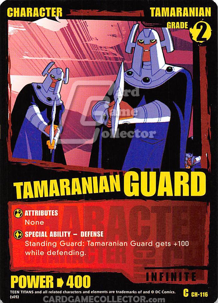 Teen Titans CCG: Tamaranian Guard
