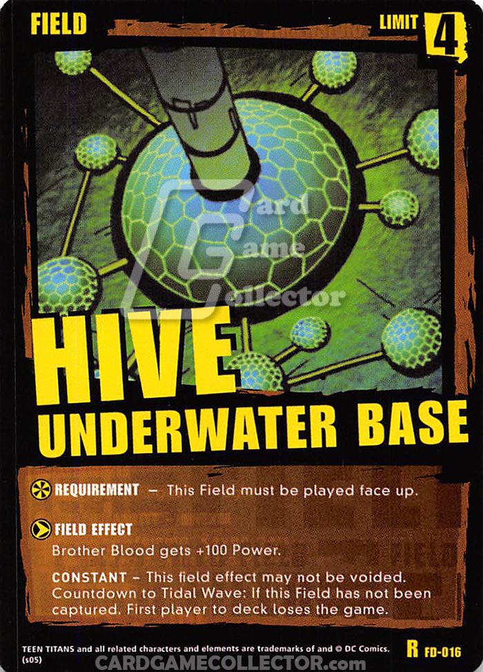 Teen Titans CCG: Hive Underwater Base