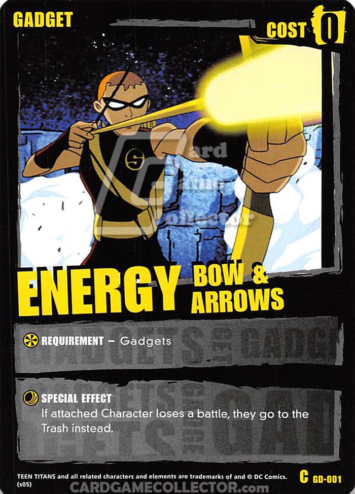 Teen Titans CCG: Energy Bow & Arrows