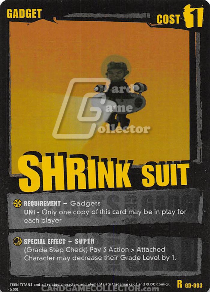Teen Titans CCG: Shrink Suit
