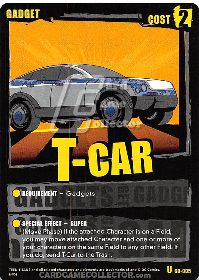 Teen Titans CCG: T-Car