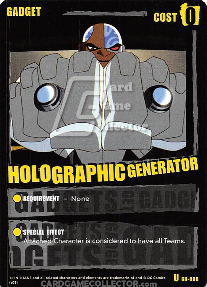 Teen Titans CCG: Holographic Generator