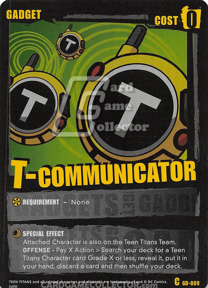 Teen Titans CCG: T-Communicator