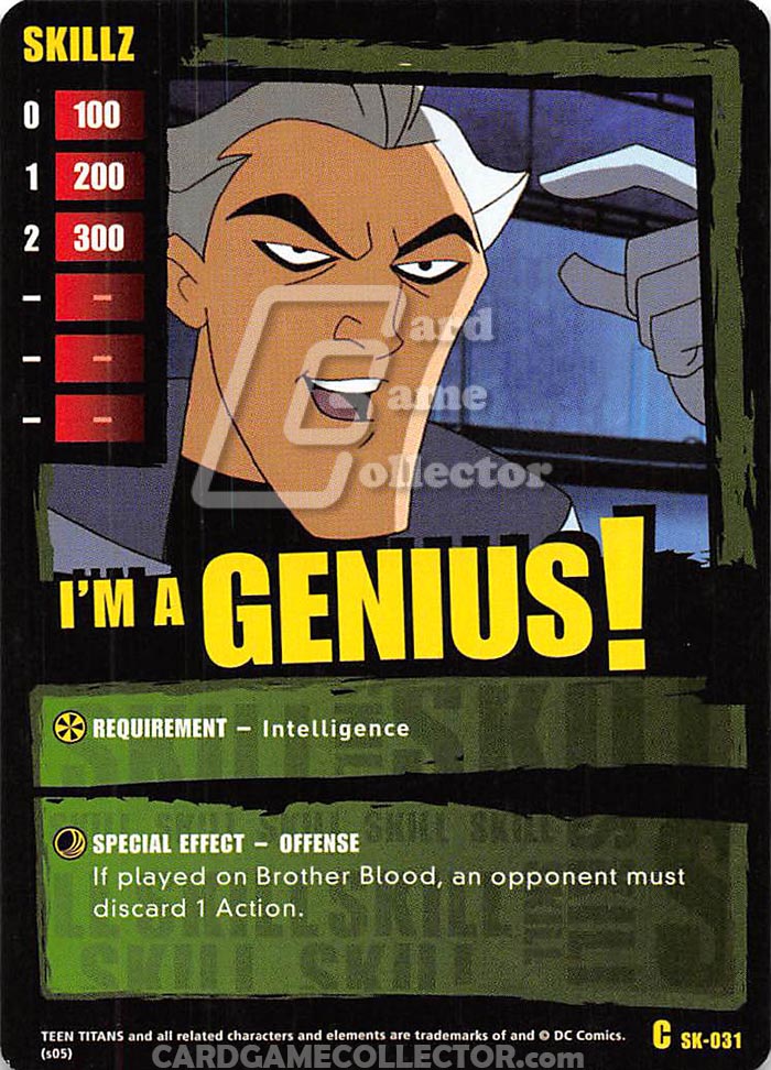 Teen Titans CCG: I'm A Genius
