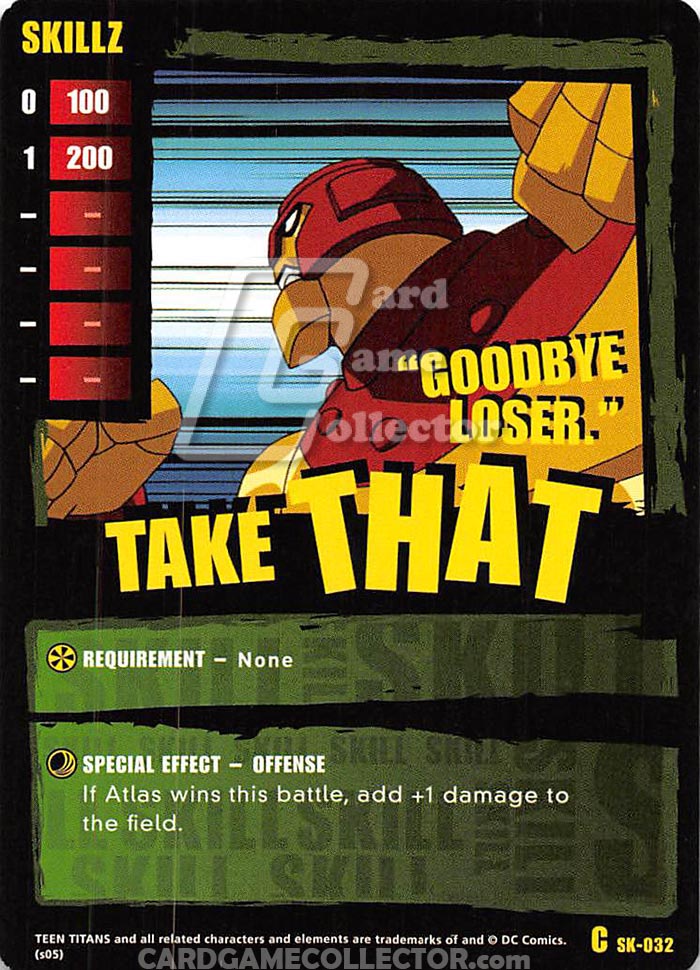Teen Titans CCG: Take That