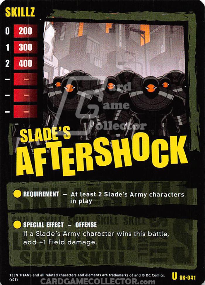 Teen Titans CCG: Slade's Aftershock