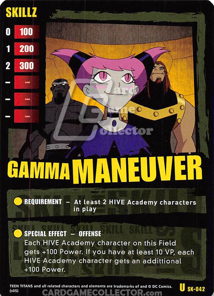 Teen Titans CCG: Gamma Maneuver