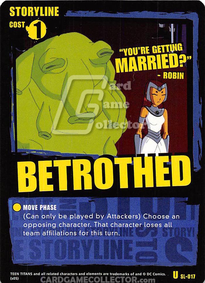 Teen Titans CCG: Betrothed