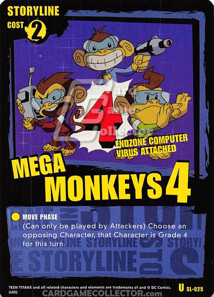 Teen Titans CCG: Mega Monkeys 4