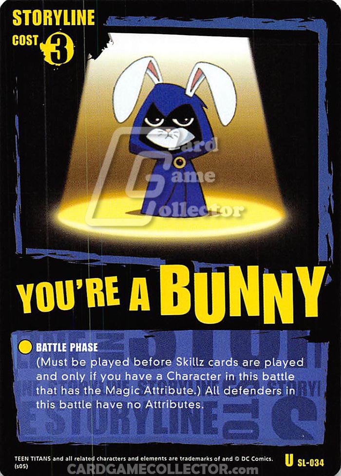 Teen Titans CCG: You're A Bunny
