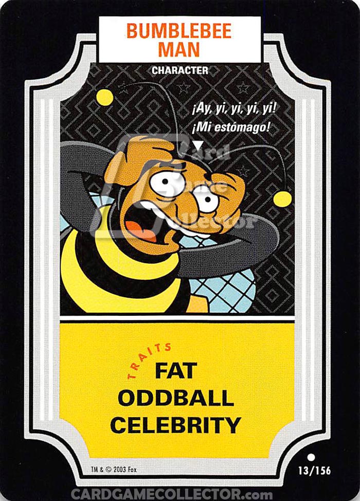 The Simpsons TCG: Bumblebee Man