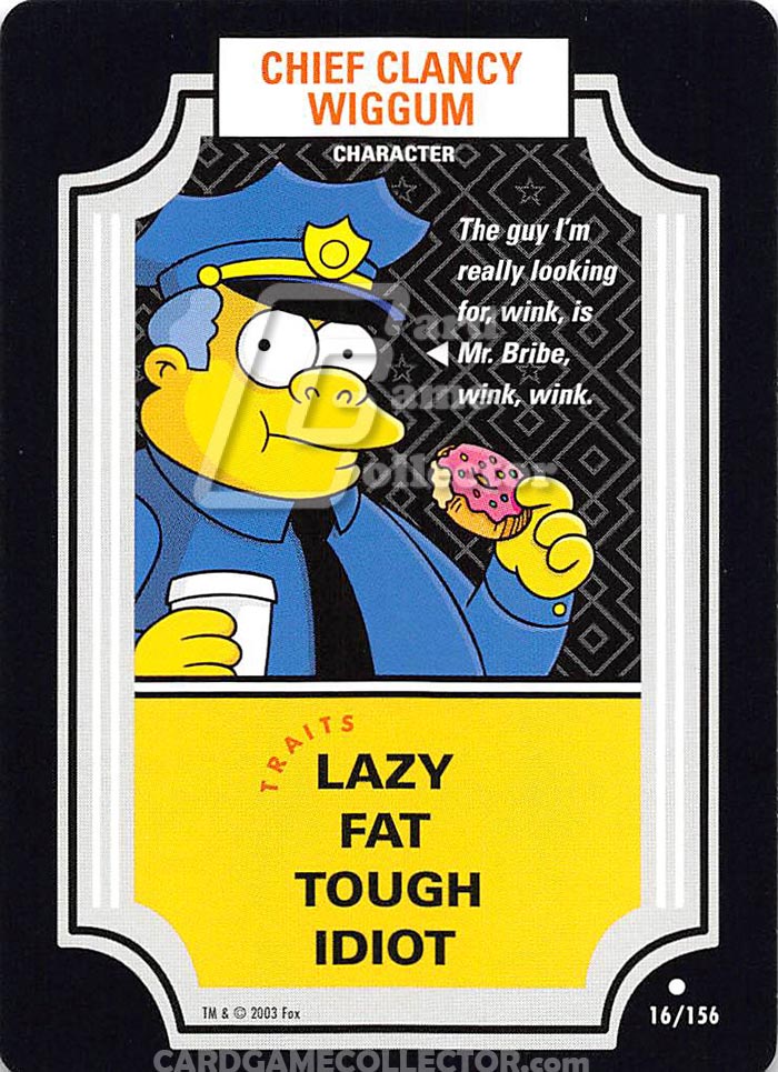 The Simpsons TCG: Chief Clancy Wiggum