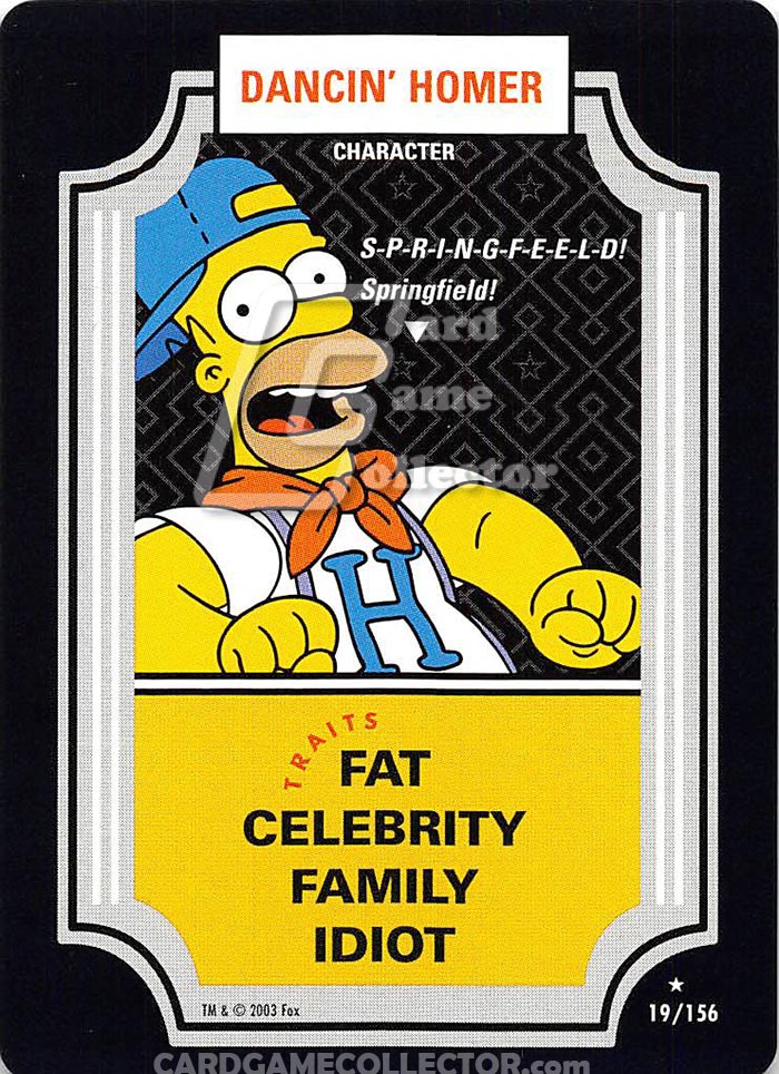 The Simpsons TCG: Dancin' Homer