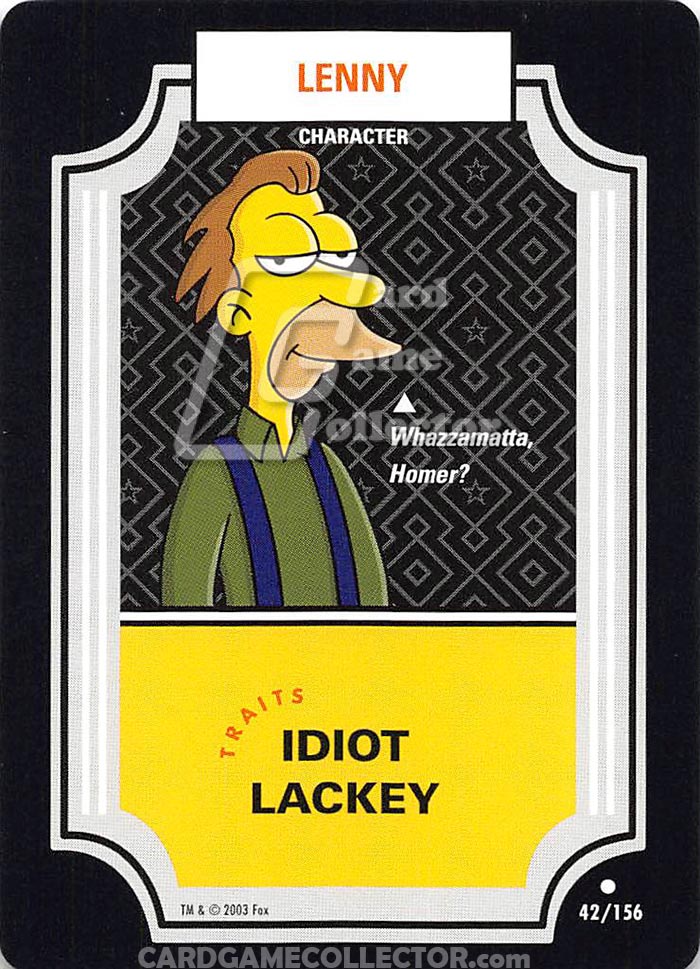 The Simpsons TCG: Lenny