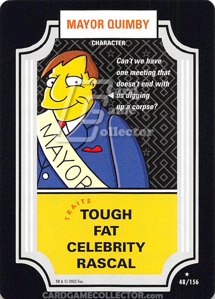 The Simpsons TCG: Mayor Quimby