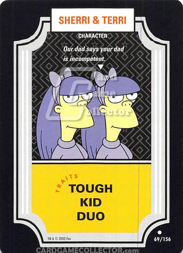 The Simpsons TCG: Sherri & Terri