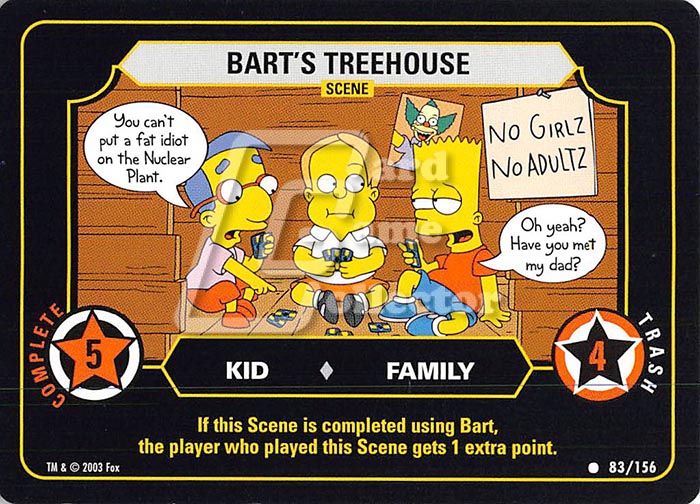 The Simpsons TCG: Bart's Treehouse