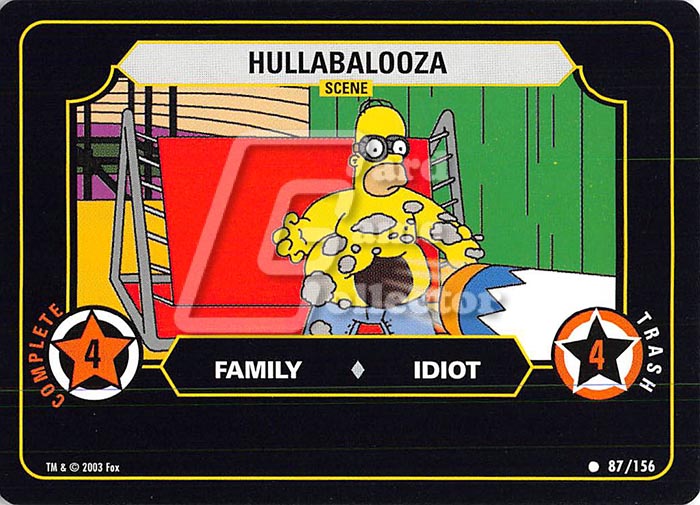 The Simpsons TCG: Hullabalooza