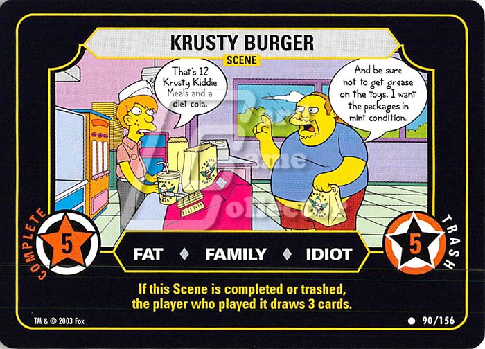 The Simpsons TCG: Krustyburger