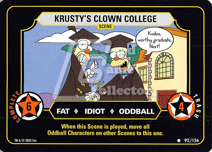 The Simpsons TCG: Krusty's Clown College
