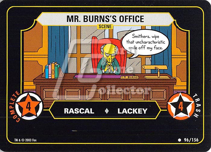 The Simpsons TCG: Mr. Burns's Office