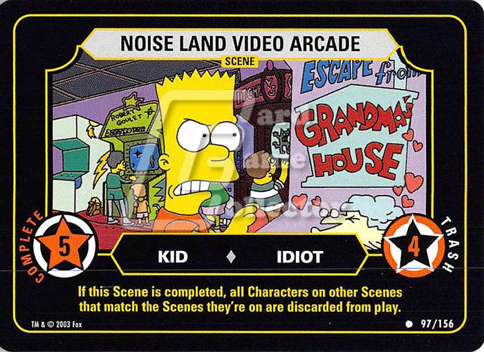 The Simpsons TCG: Noise Land Video Arcade