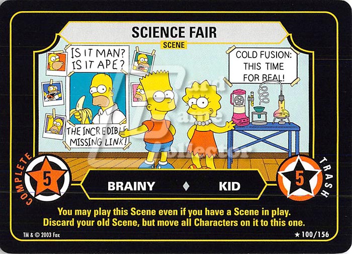 The Simpsons TCG: Science Fair