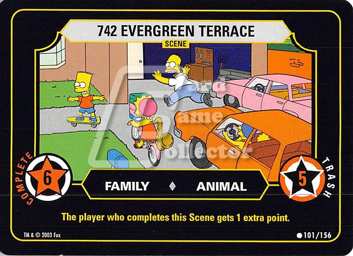The Simpsons TCG: 742 Evergreen Terrace