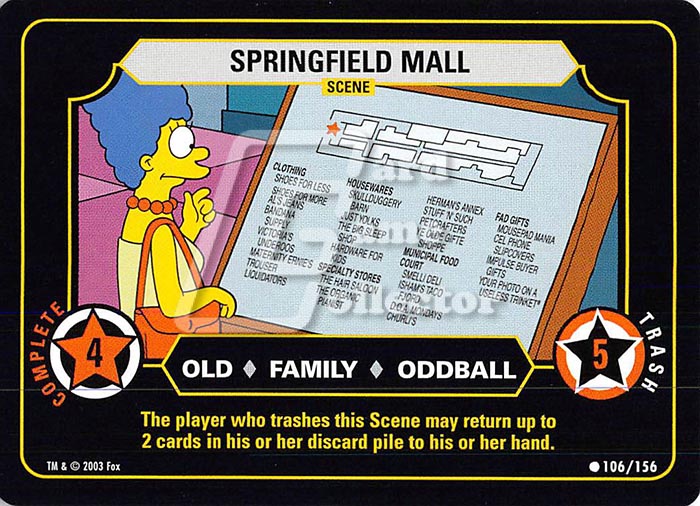 The Simpsons TCG: Springfield Mall